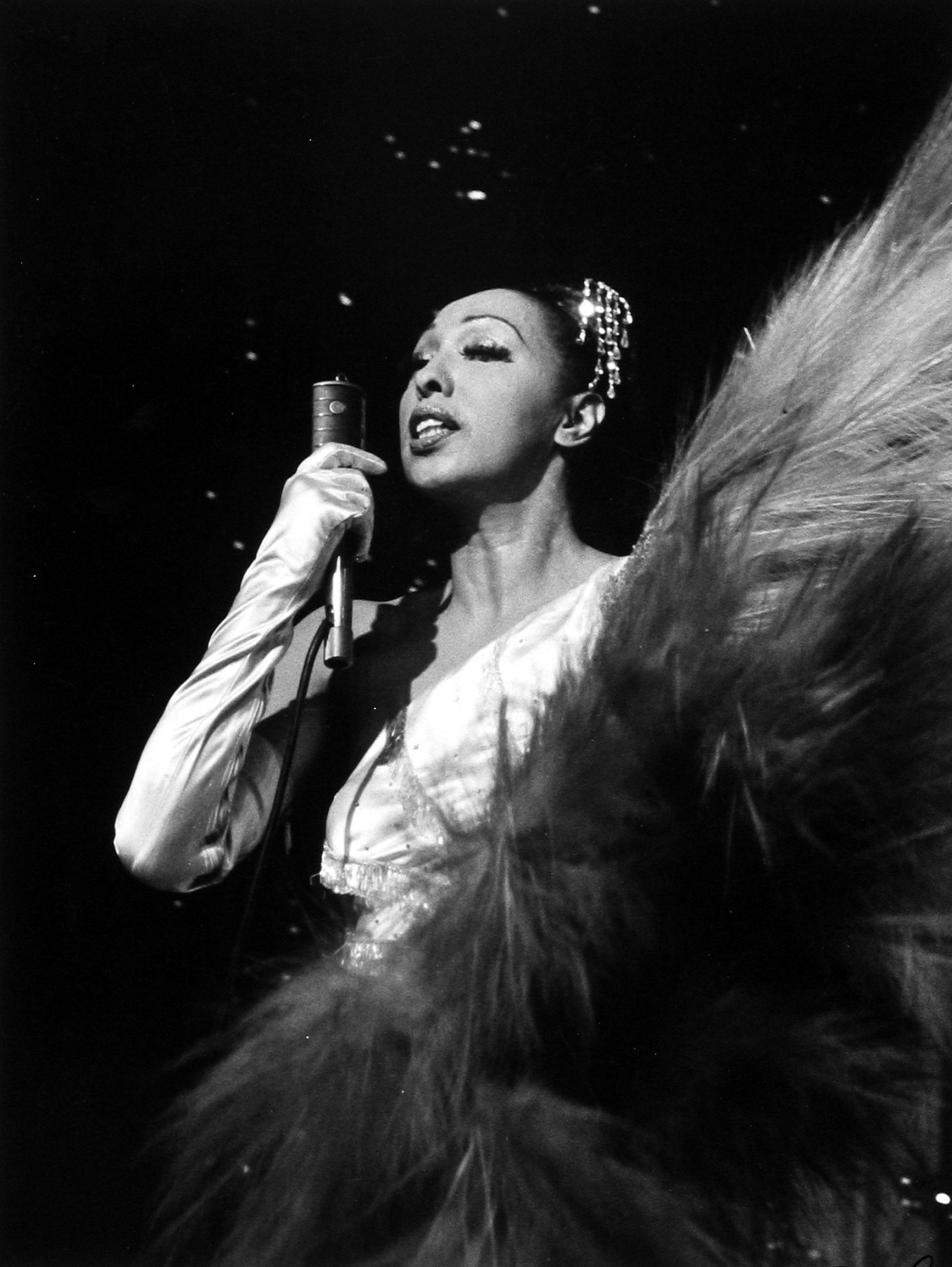 Ray Fisher, Josephine Baker, Miami Beach, FL, 1951