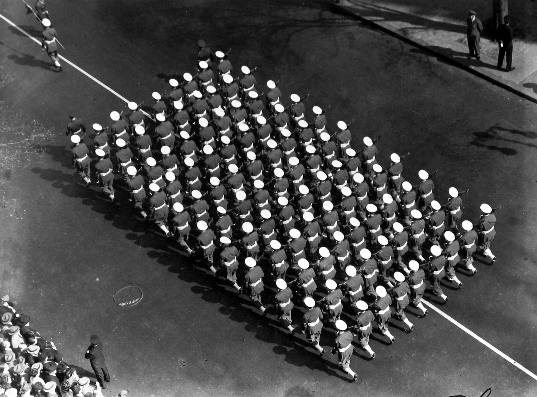 Ray Fisher, Columbus Day, NY 5th Ave, 1944