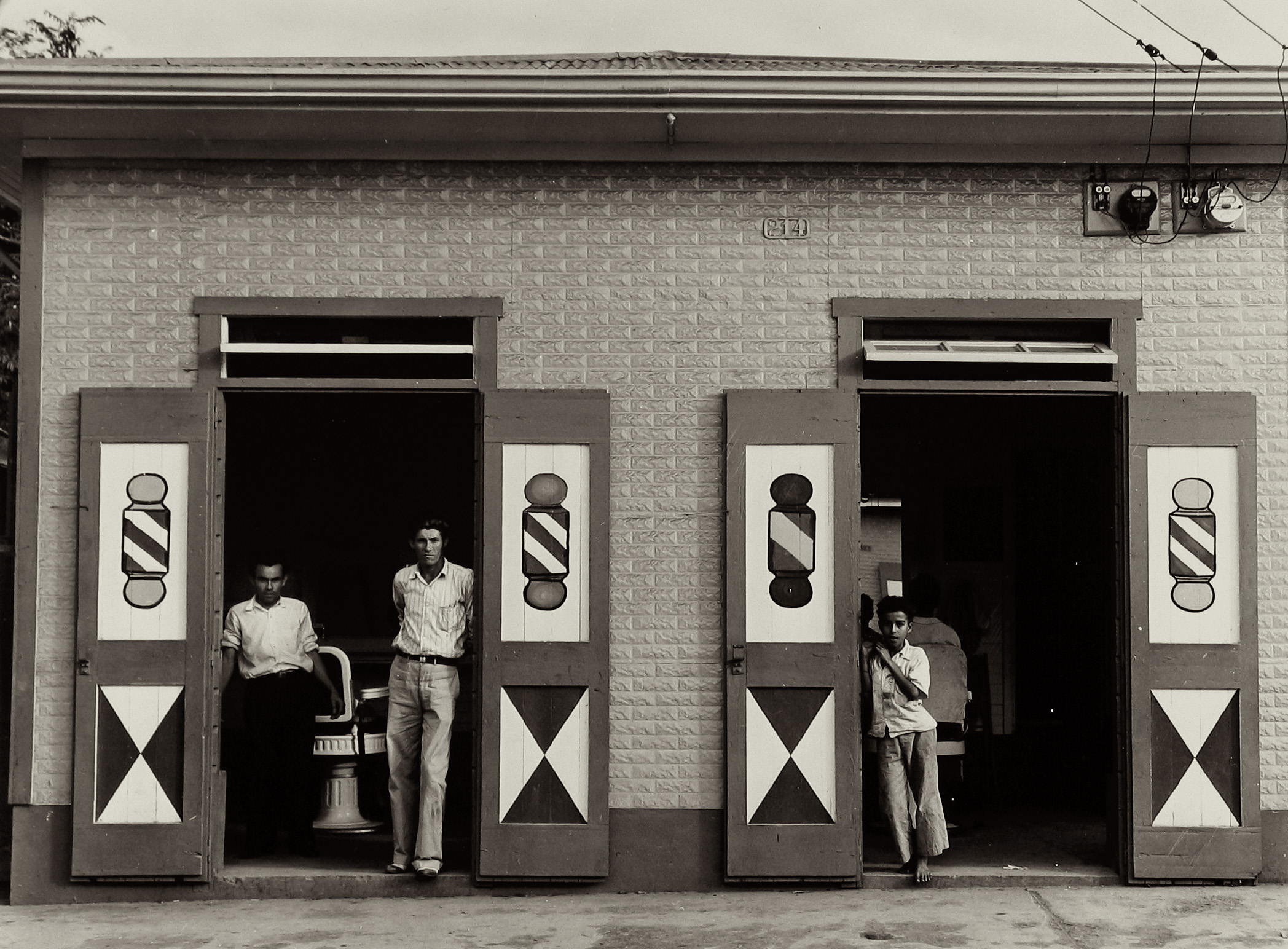 Barber shop in Bayamon, 1941