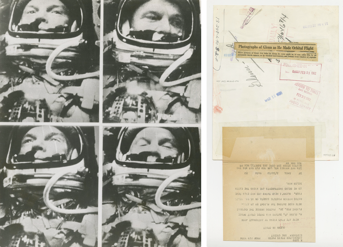 Photographer Unknown, Glenn in orbit, February 1962