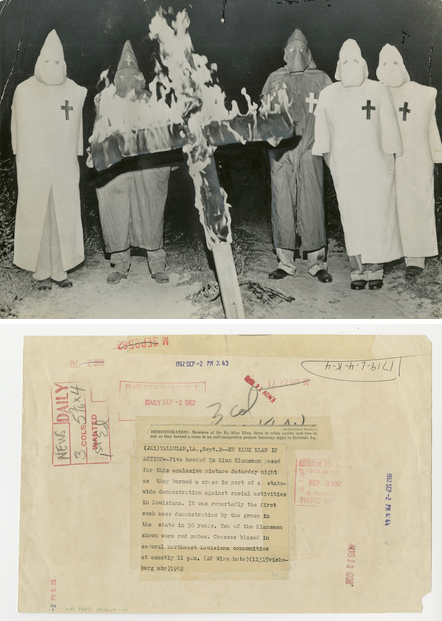 Photographer Unknown, Klu Klux Klan, Tallulah, LA, September 2, 1962