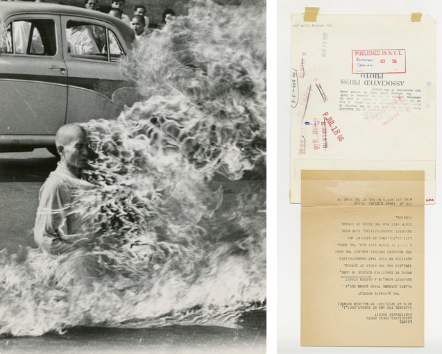 Malcolm Browne, The Ultimate Protest: self-immolating Buddhist monk in Saigon, June 11, 1963
