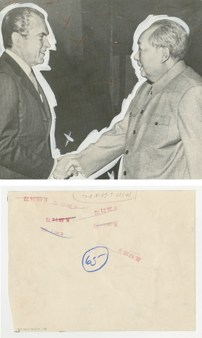 Photographer Unknown, Nixon meets Mao, February 21, 1972