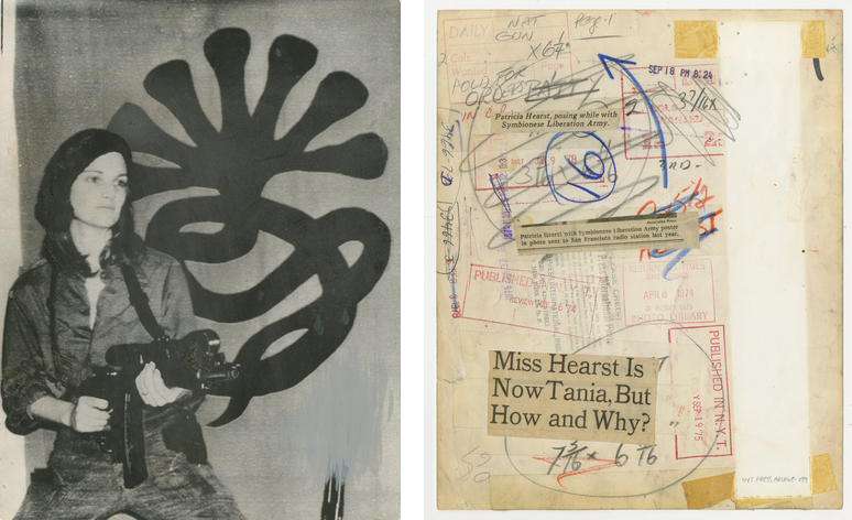 Photographer Unknown, Patricia Hearst posing while with Symbionese Liberation Army, April 3, 1974