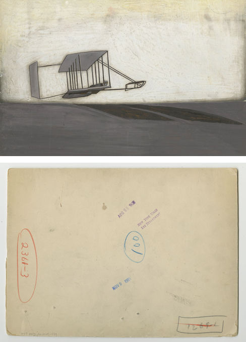 Photographer Unknown, The Wright Brothers' glider, 1908