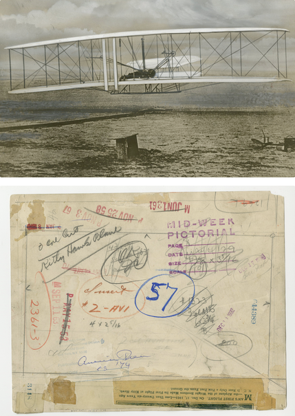 Photographer Unknown, The Wright Brothers' first flight at Kitty Hawk, North Carolina, December 17, 1903