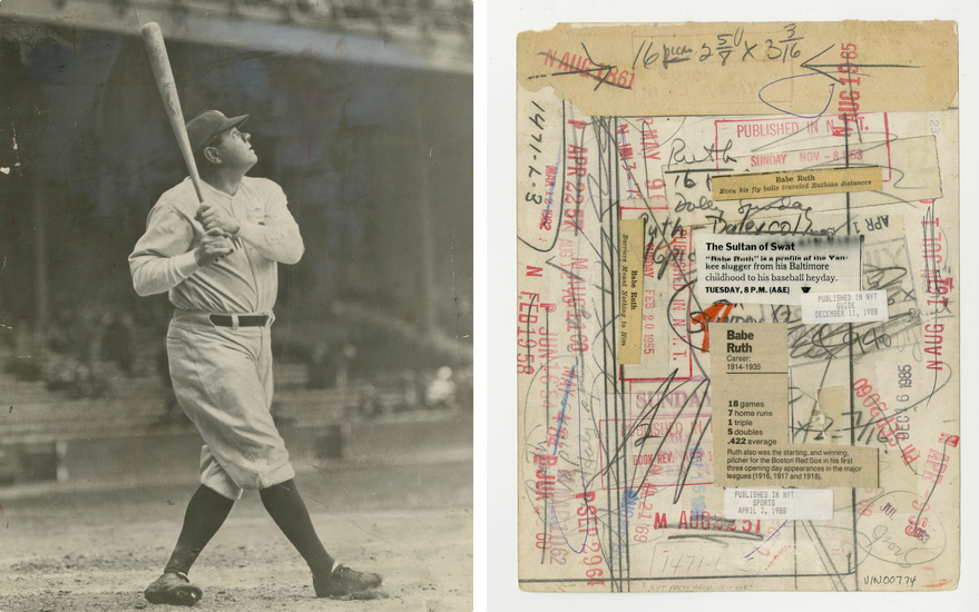 Photographer Unknown, Babe Ruth, c.1925