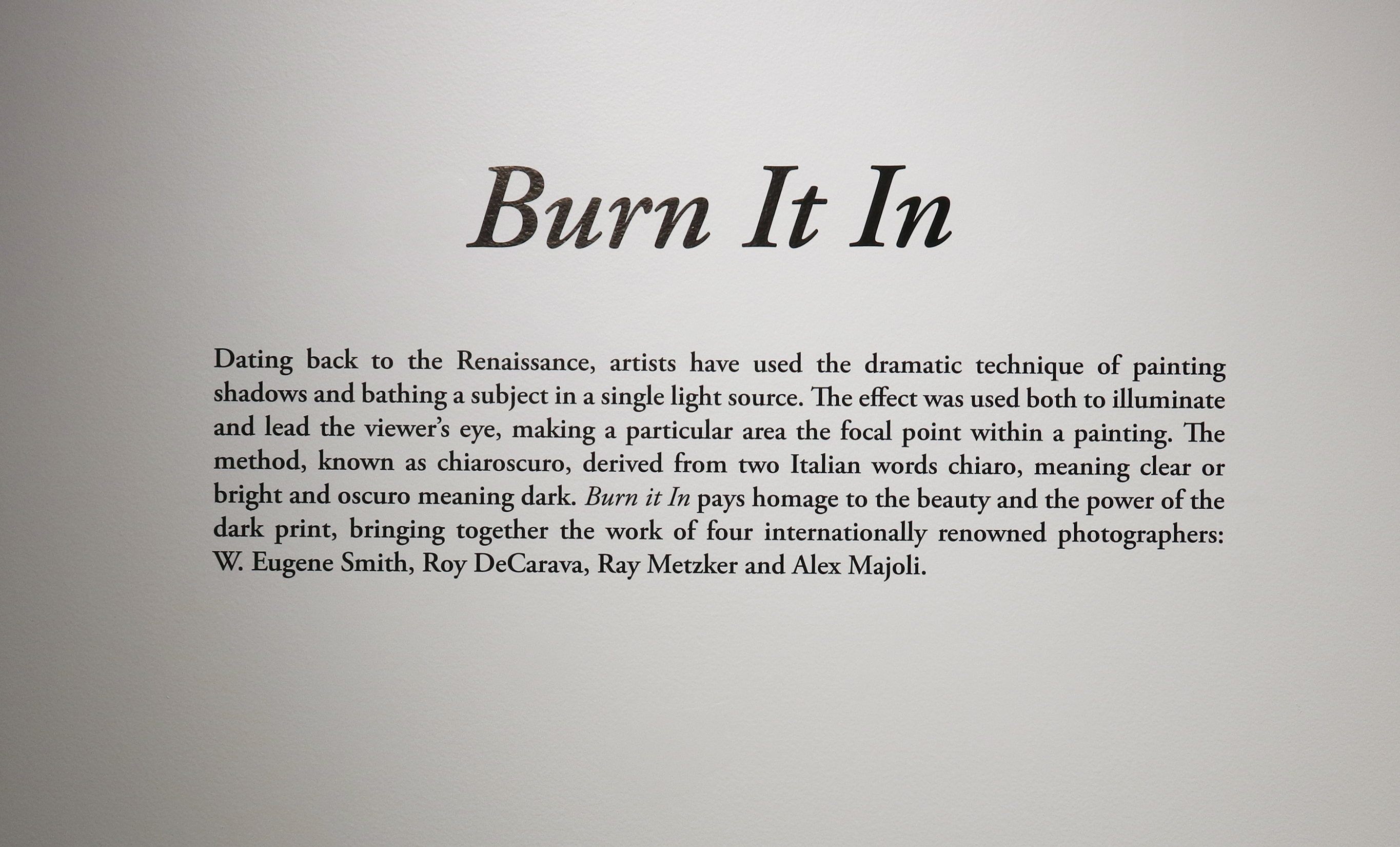 Burn it In, group show, howard greenberg gallery 2022