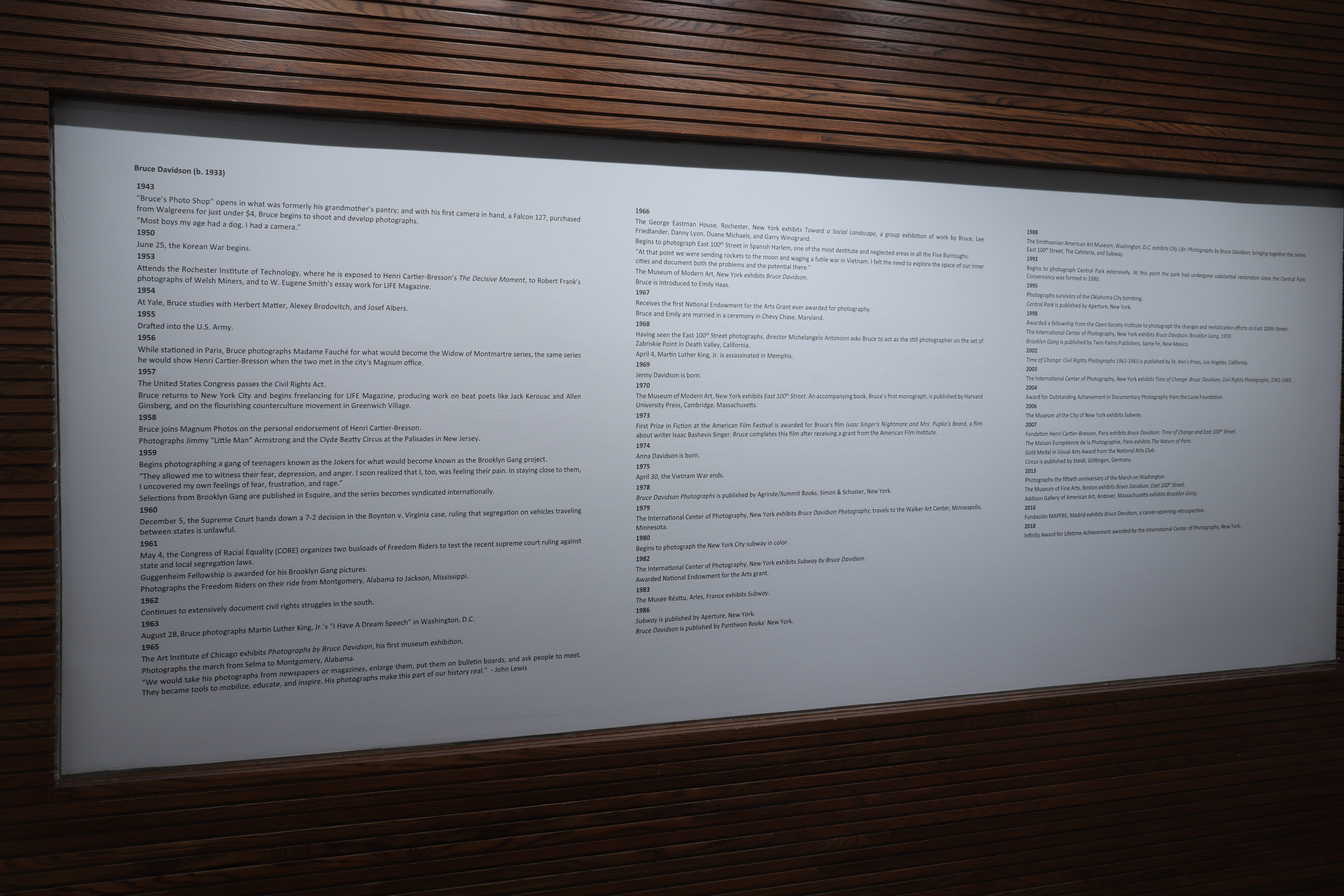 The Immigrants, Howard Greenberg Gallery, 2017