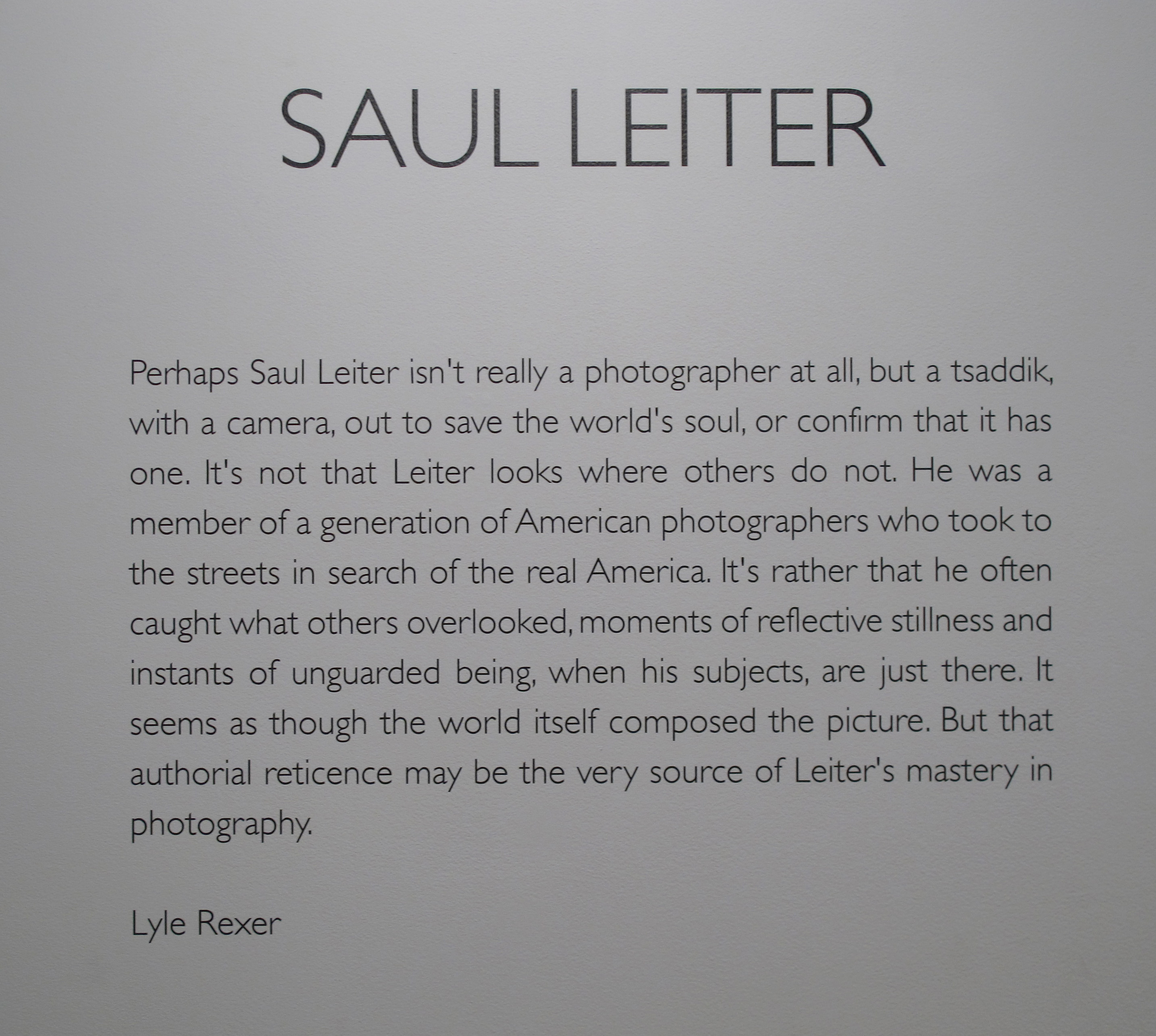 The Image Gallery Redux: 1959-1962 - Howard Greenberg Gallery - 2014