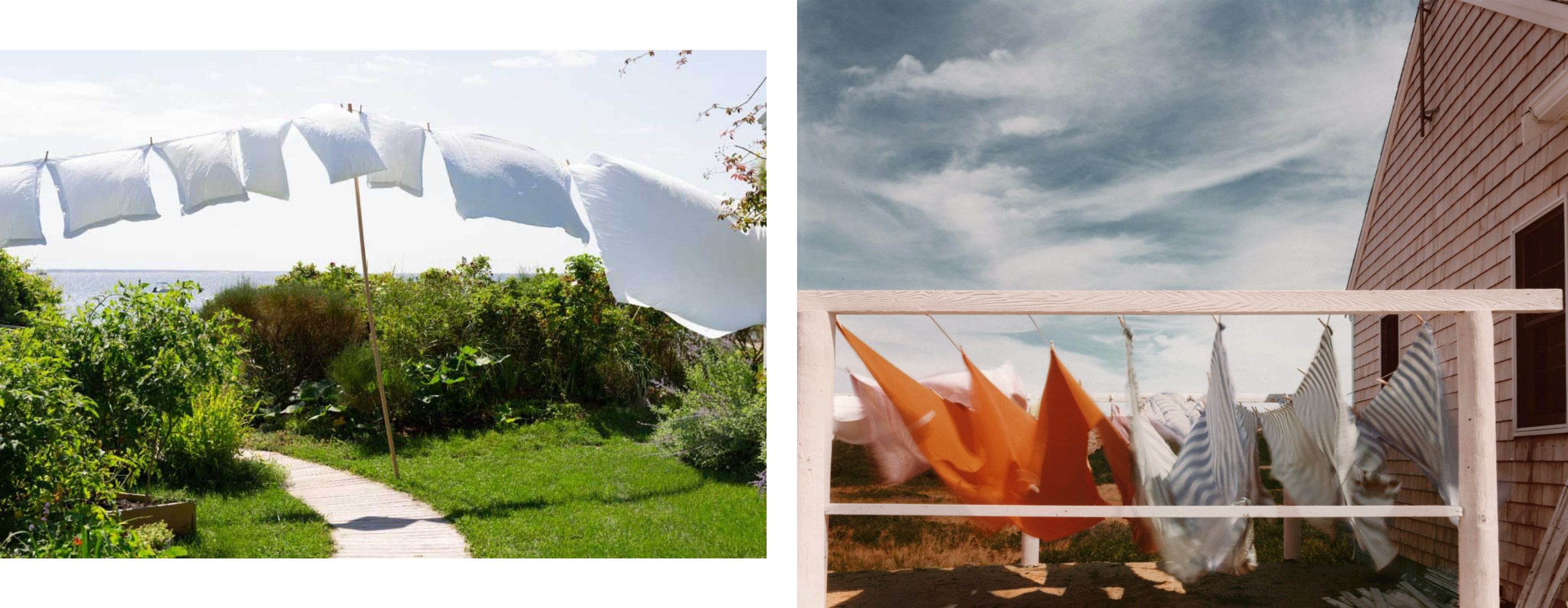Left: Laundry, Provincetown, 2010  Right: Provincetown, Massachusetts, 1977