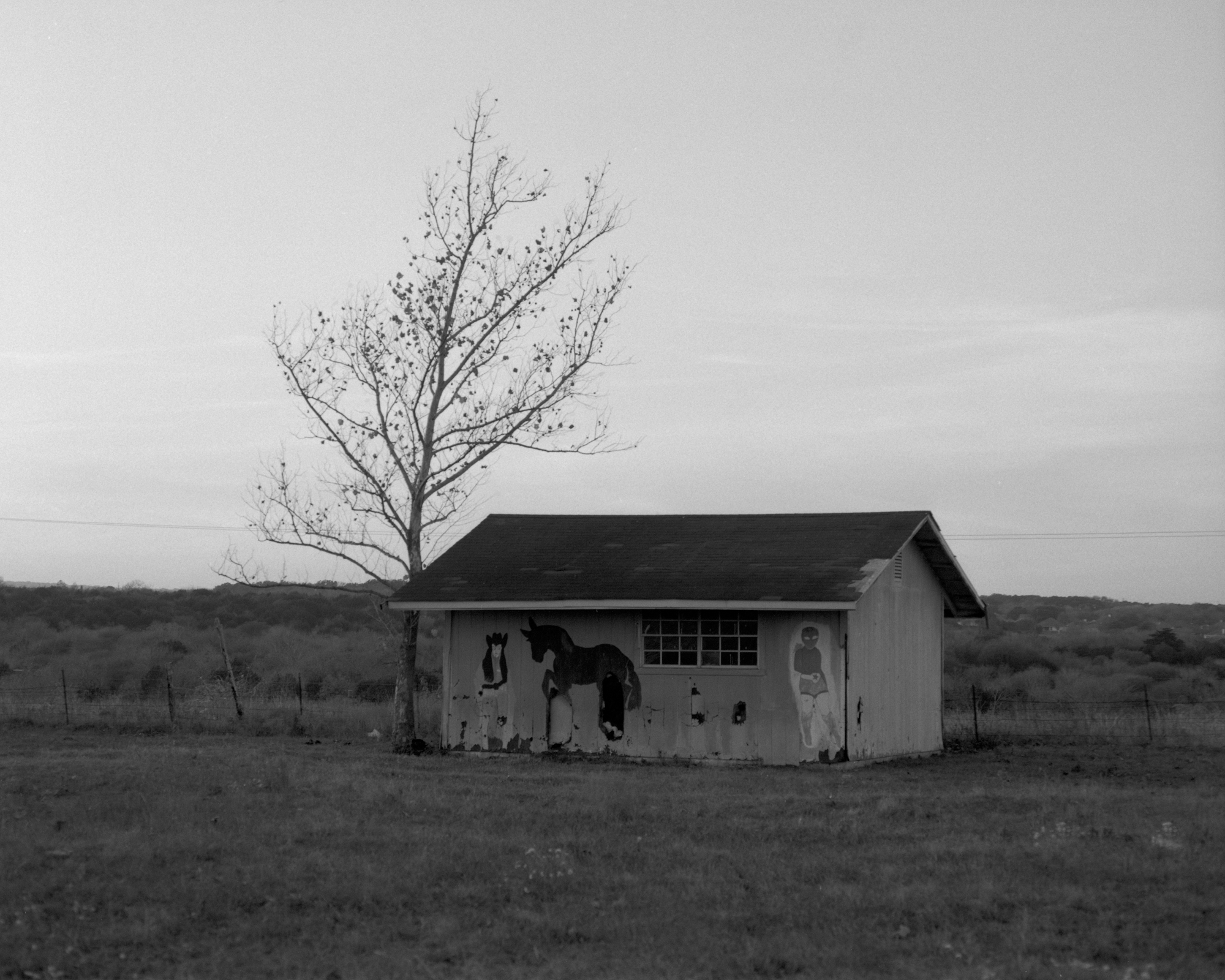 Painted Shack, Texas, from the series, ”I Can't Stand to See You Cry”, 2019