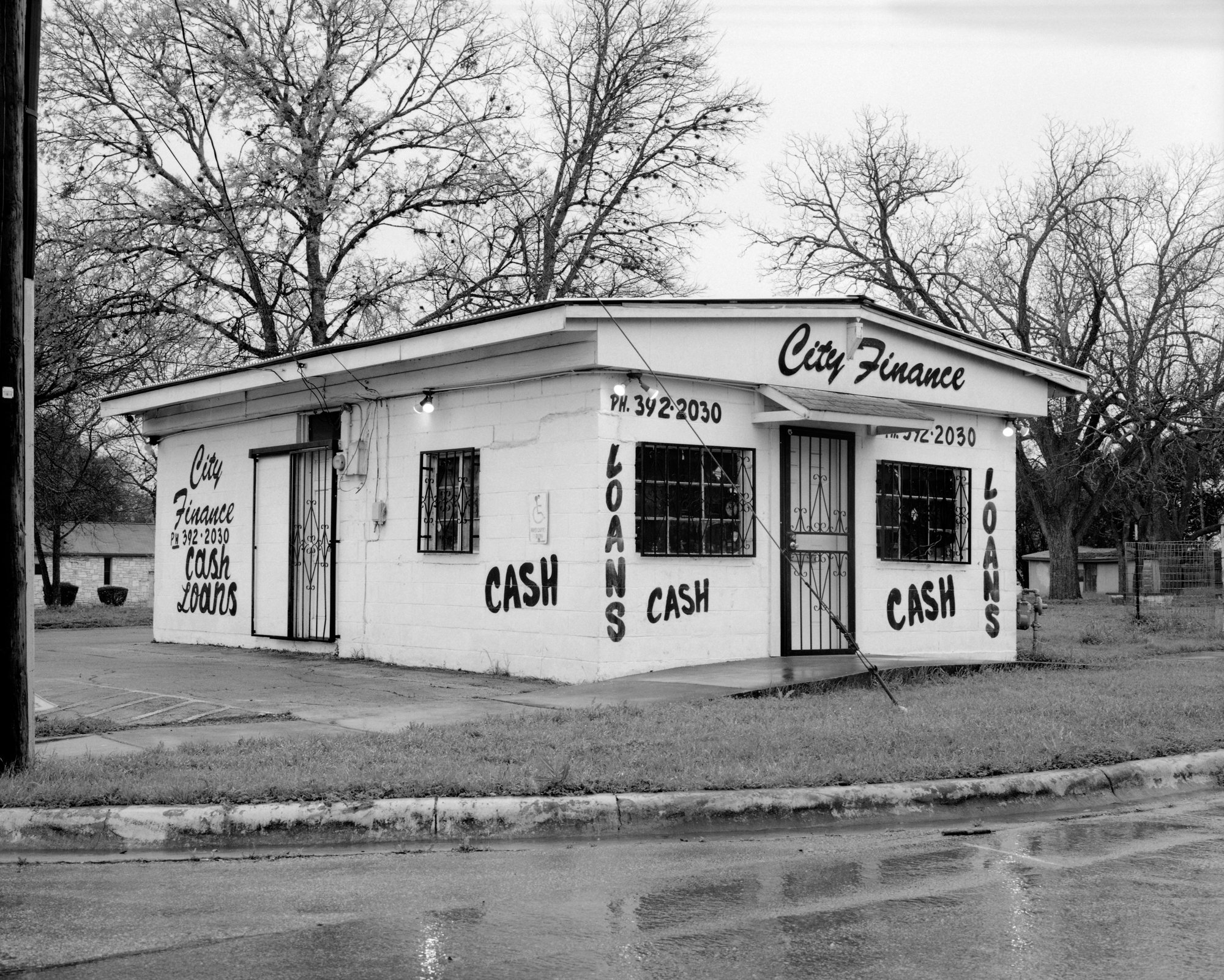 City Finance, San Marcos, Texas, from the series, ”I Can't Stand to See You Cry”, 2020