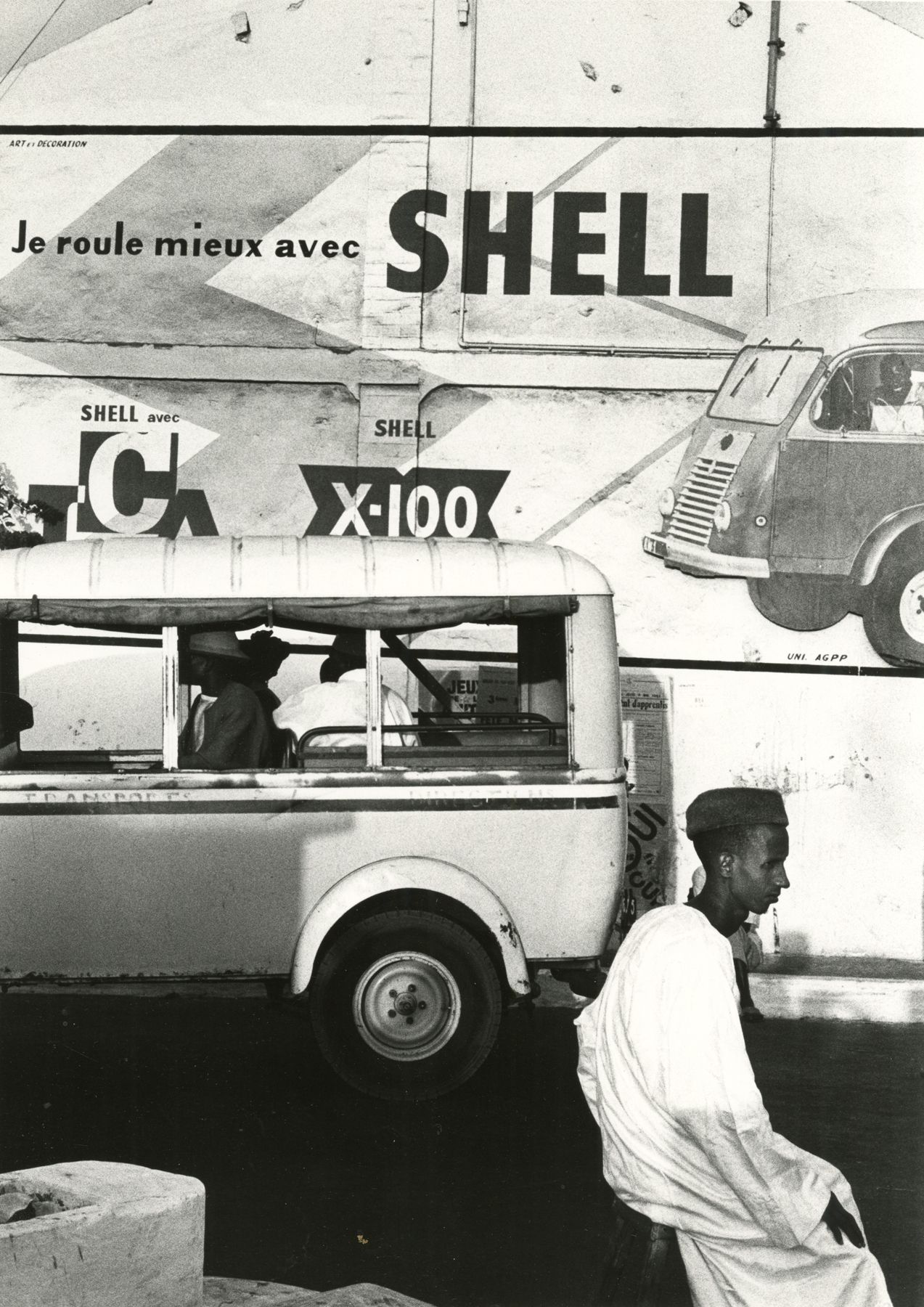 Afrique (Africa), 1963 Gelatin silver print; printed c.1980 14 x 10 inches