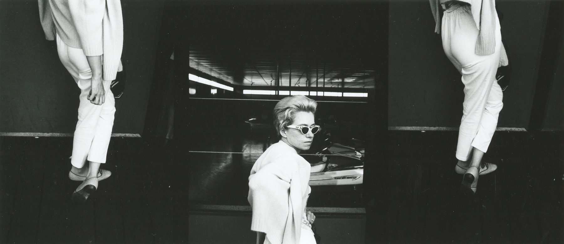 Ray K. Metzker  68 EI 37-38, Triple Frame, 1968 Gelatin silver print; printed c.1968 3 7/8 x 8 7/8 inches