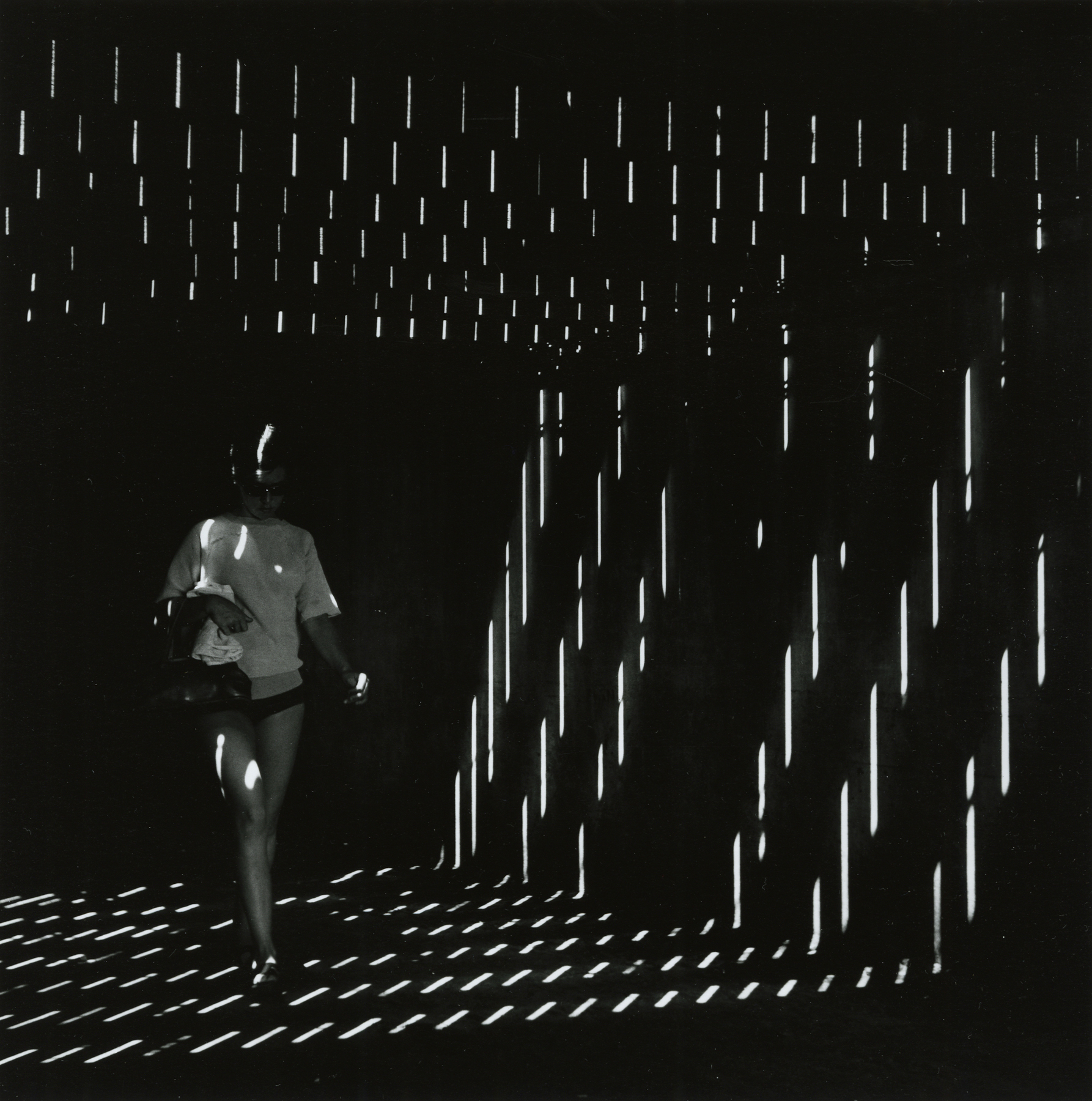 Ray K. Metzker - 66 FR-3, Atlantic City, from "Under the Boardwalk," 1966 - Howard Greenberg Gallery - 2018