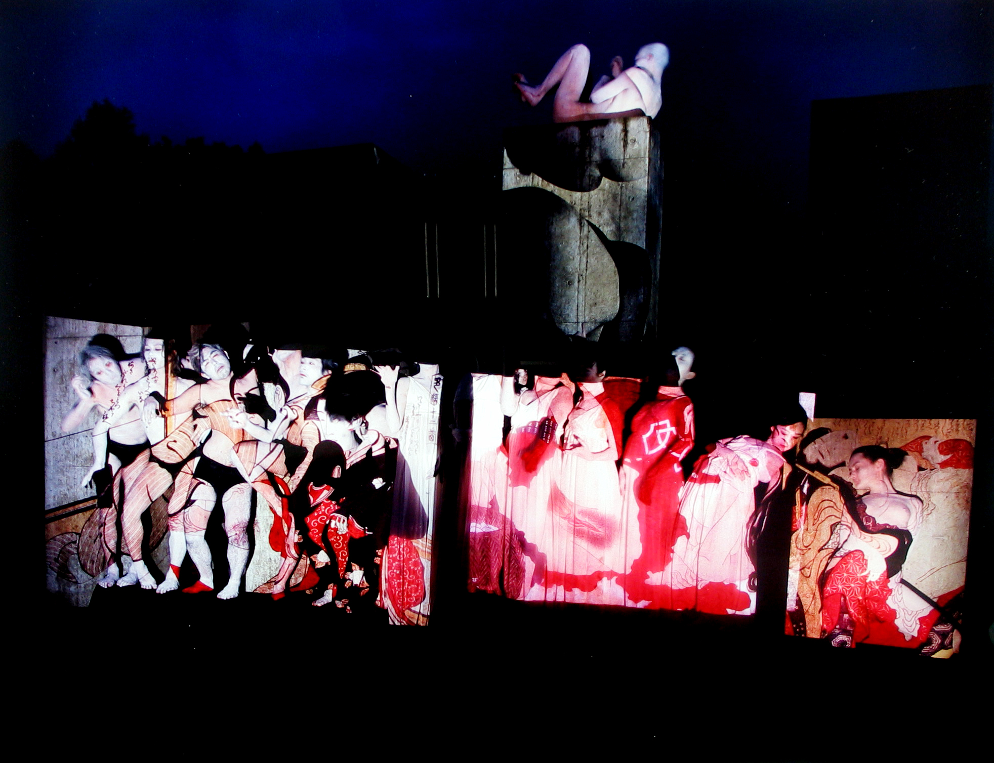 Eikoh Hosoe:Ukiyo-e Projections 2004 howard greenberg gallery