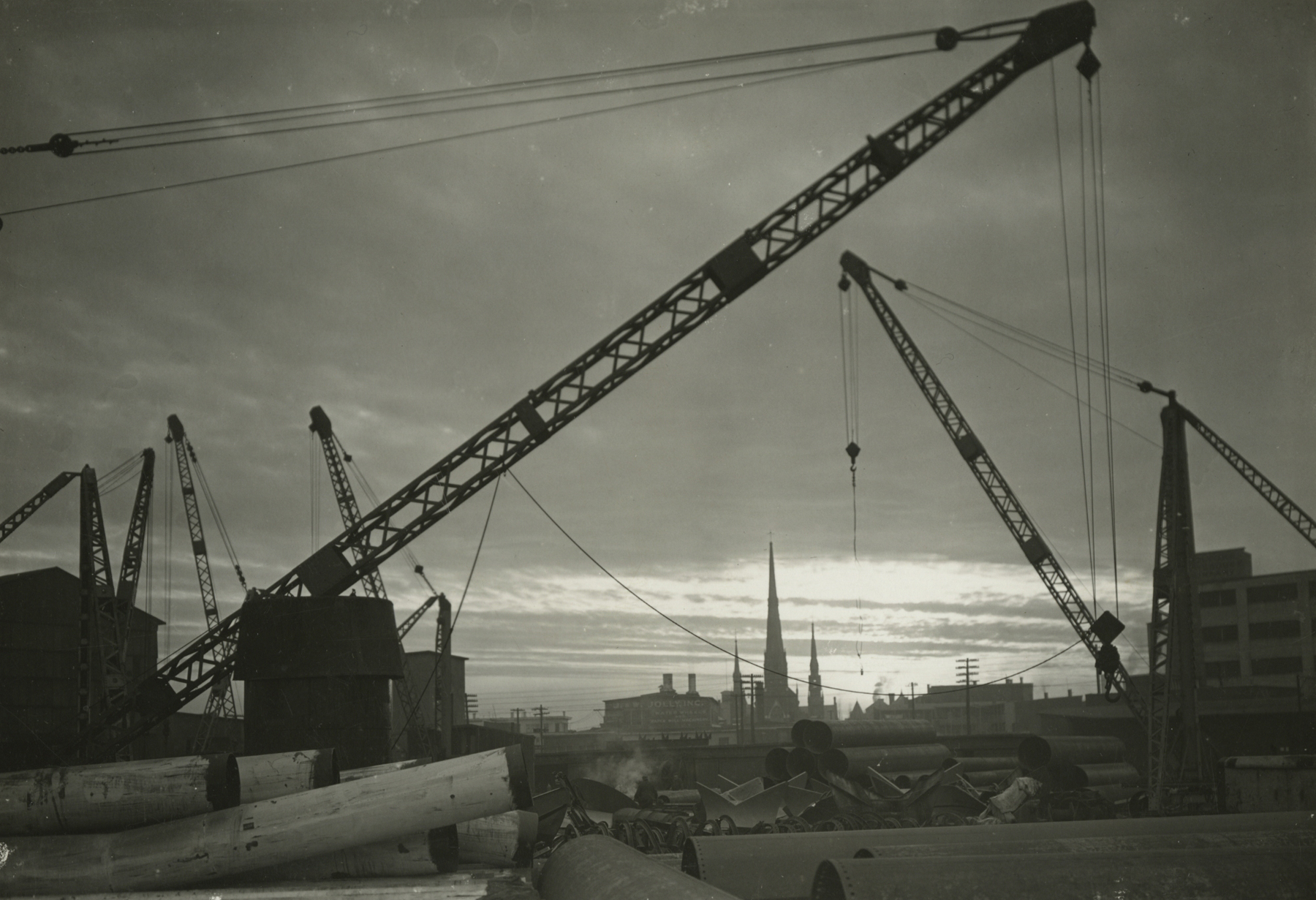 Holyhoke, Massachusetts, c.1931  Gelatin silver print; printed c.1931  4 5/8 x 6 5/8 inches