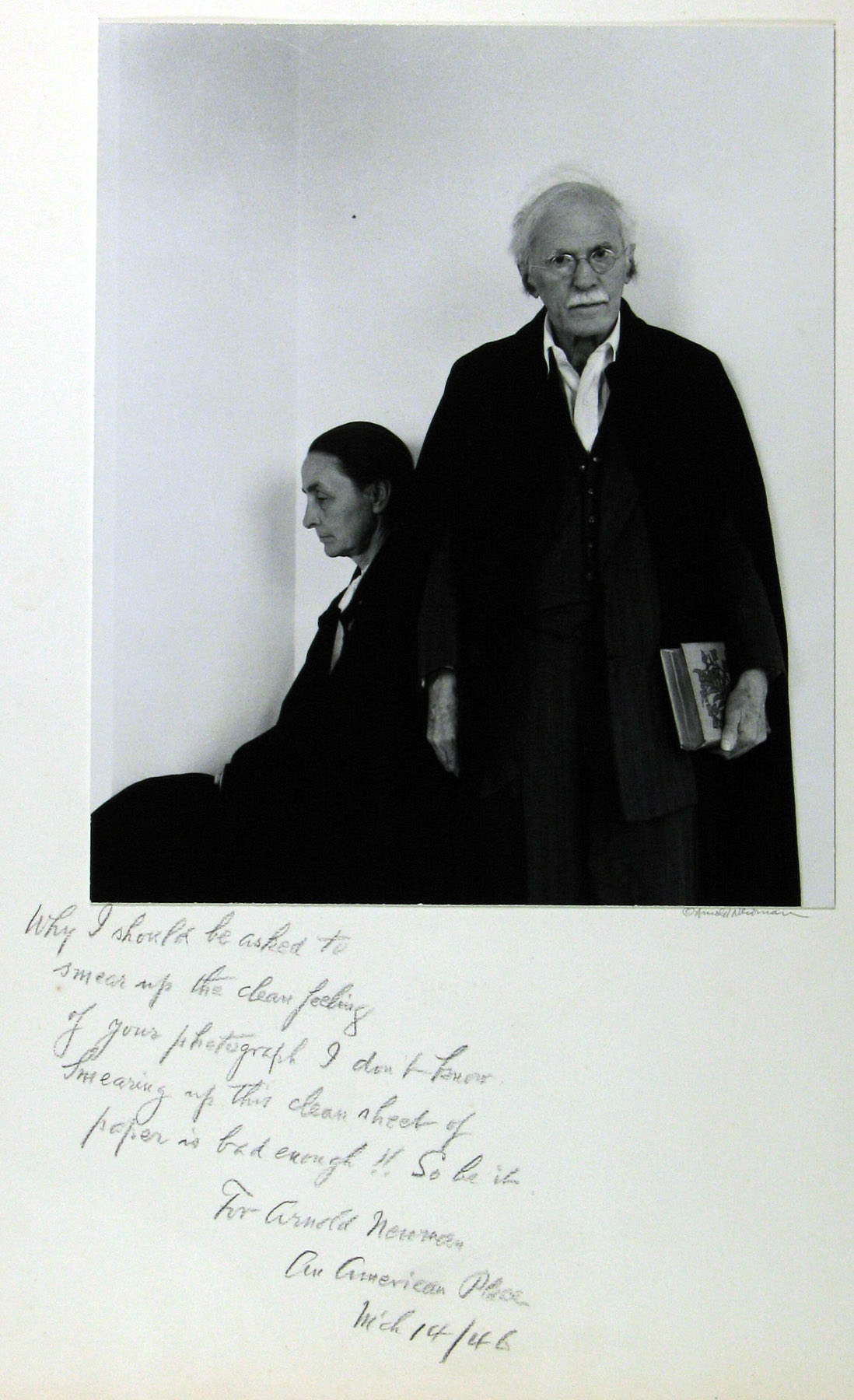 Arnold Newman: Sitters and Signatures 2007 Howard Greenberg Gallery
