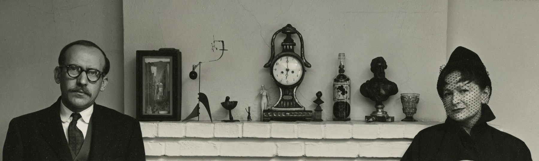 Arnold Newman - Saul Steinberg and Hedda Sterne, 1951 - Howard Greenberg Gallery - 2018