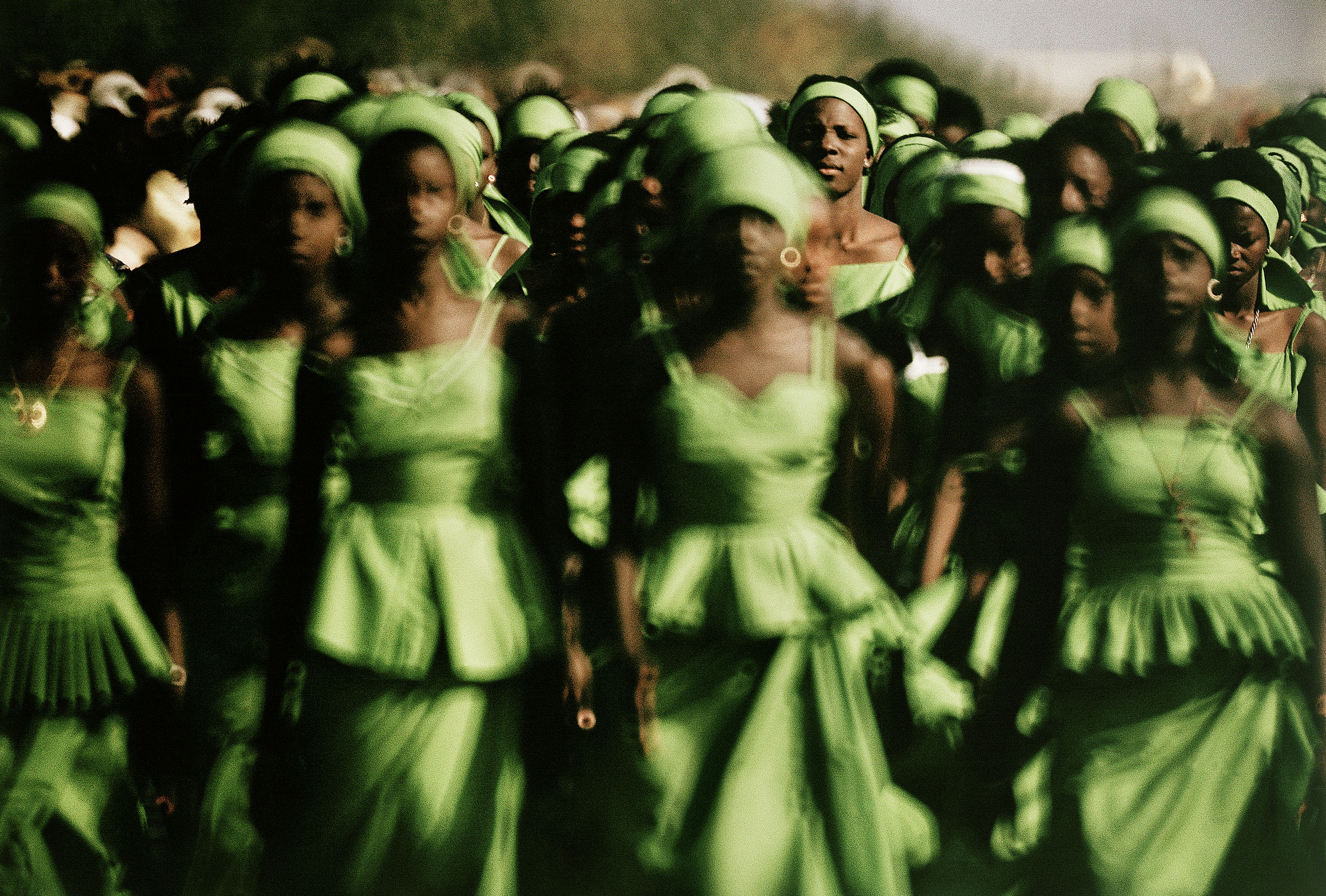 Independence parade, Dakar, Senegal, 1963 Chromogenic print 28 1/8 x 41 5/8 inches
