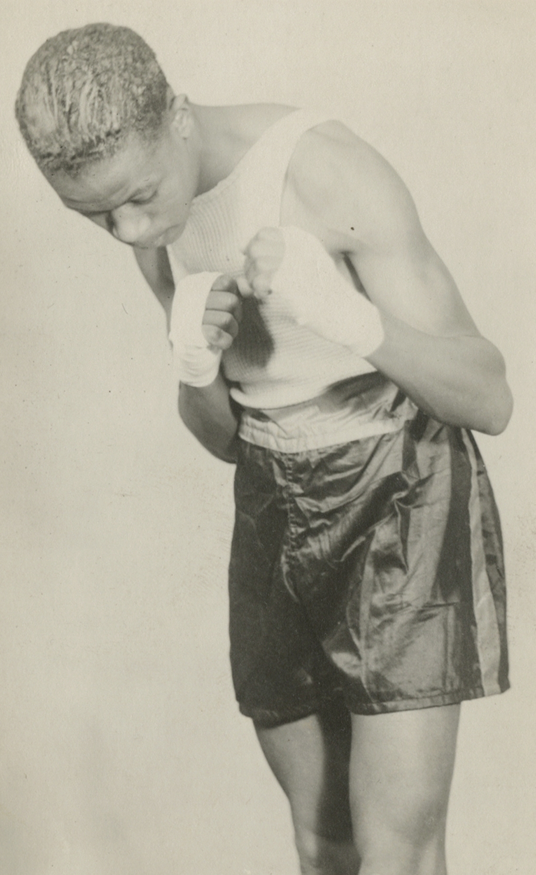James Van Der Zee - Boxer's Stance #4, 1950s - Howard Greenberg Gallery - 2019