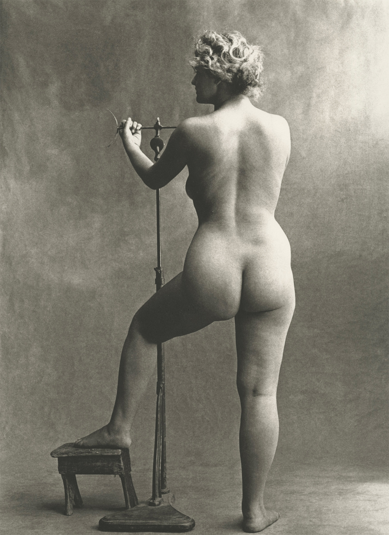 Irving Penn, Sculptor's Model, Paris, 1950, Platinum Palladium print, Howard Greenberg Gallery, 2019