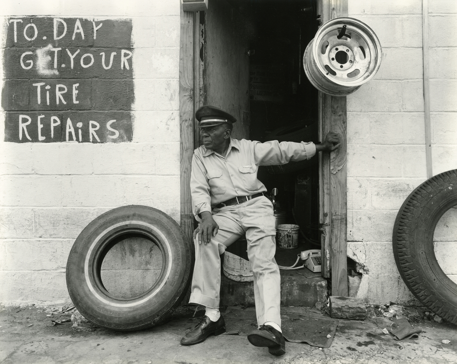 New Orleans, Louisiana, 1983-1989  Gelatin silver print; printed 1983-1989  15 x 18 7/8 inches