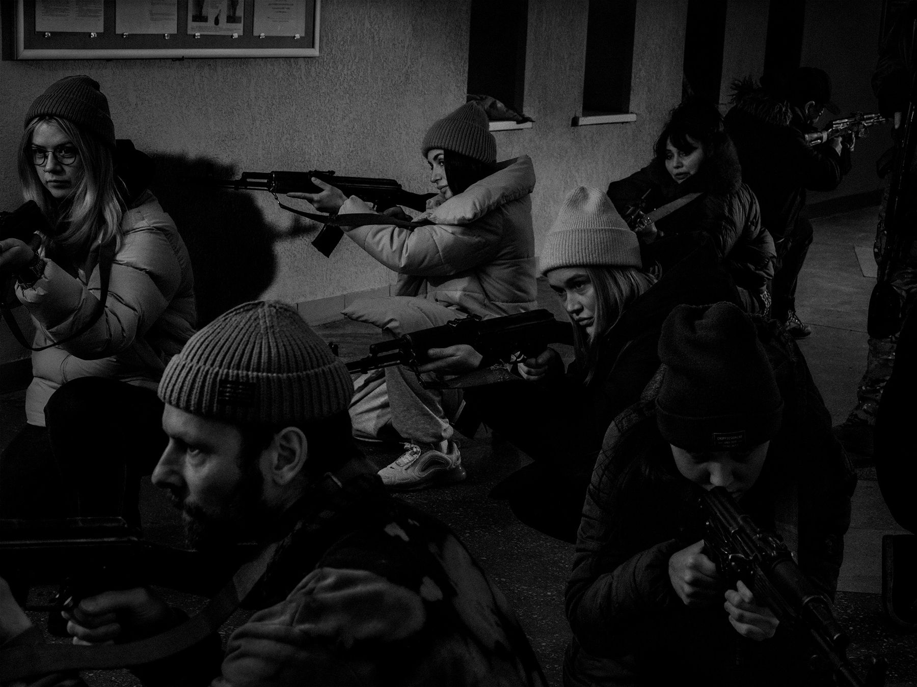 Alex Majoli  Scene #3505, Odessa, Ukraine, March 2022 Archival pigment print 35 ½ x 47 ¼ inches