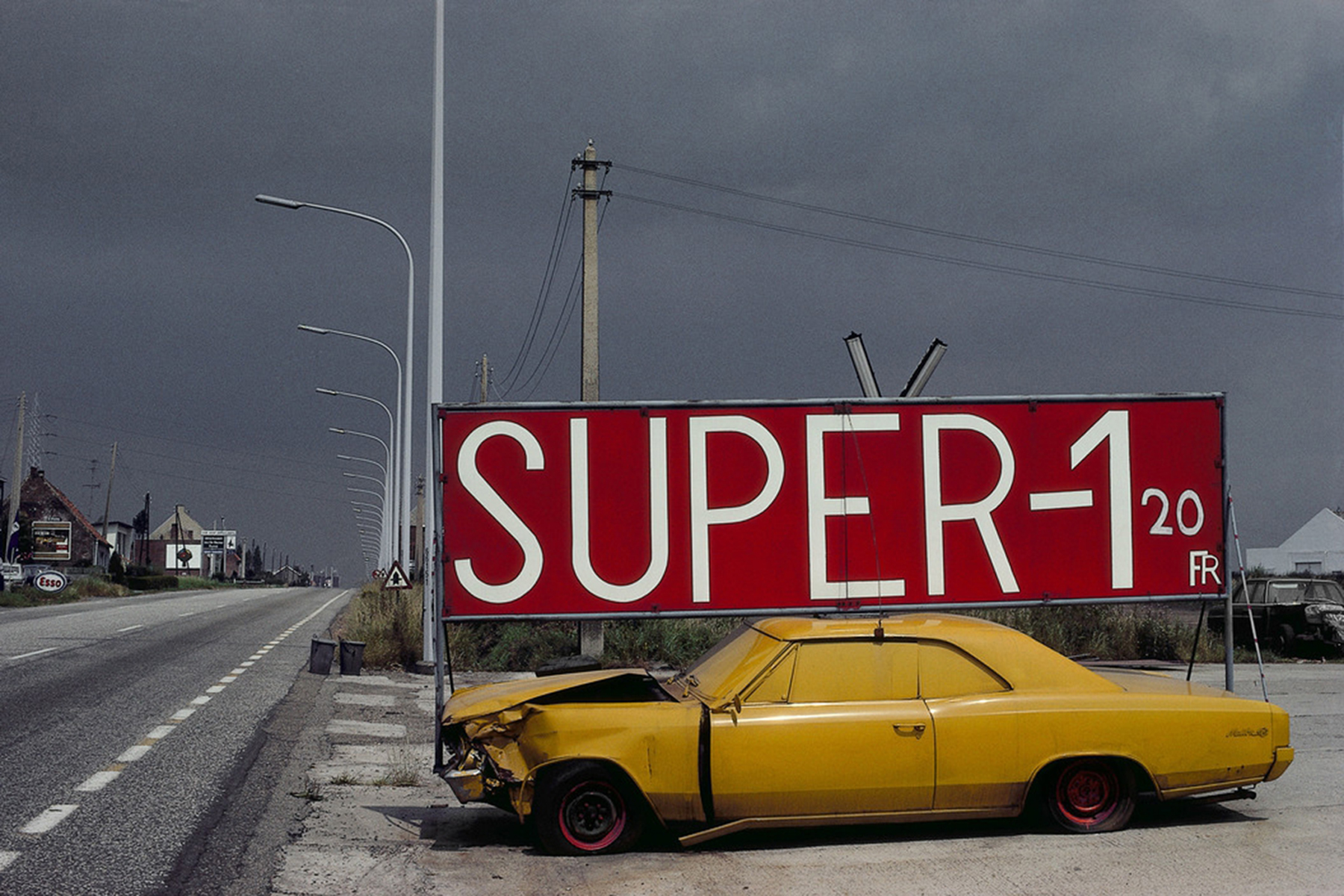 Harry Gruyaert, National Road #1, Boom, Province of Antwerp, Belgium, 1988, Howard Greenberg Gallery, 2019