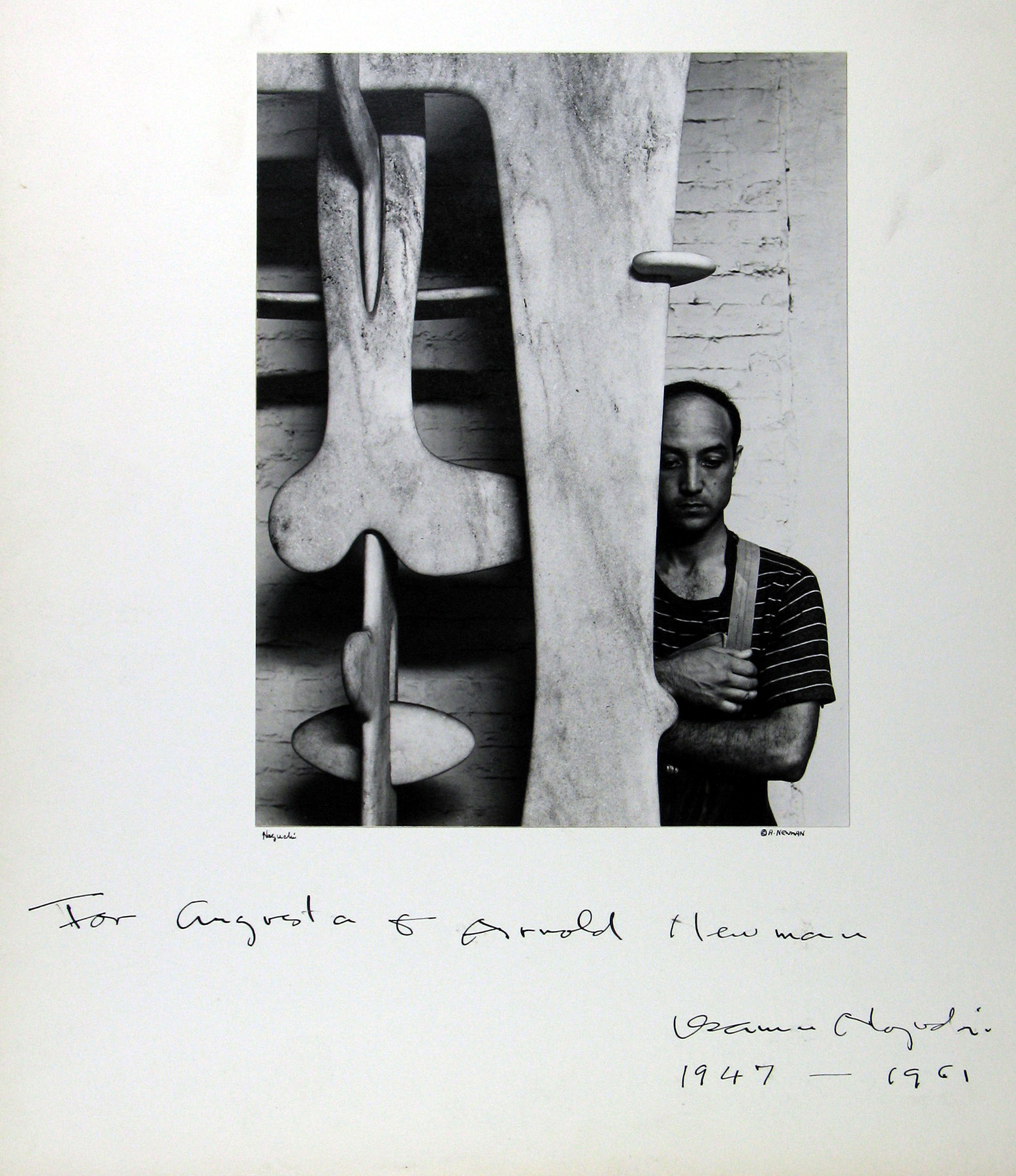 Arnold Newman: Sitters and Signatures 2007 Howard Greenberg Gallery