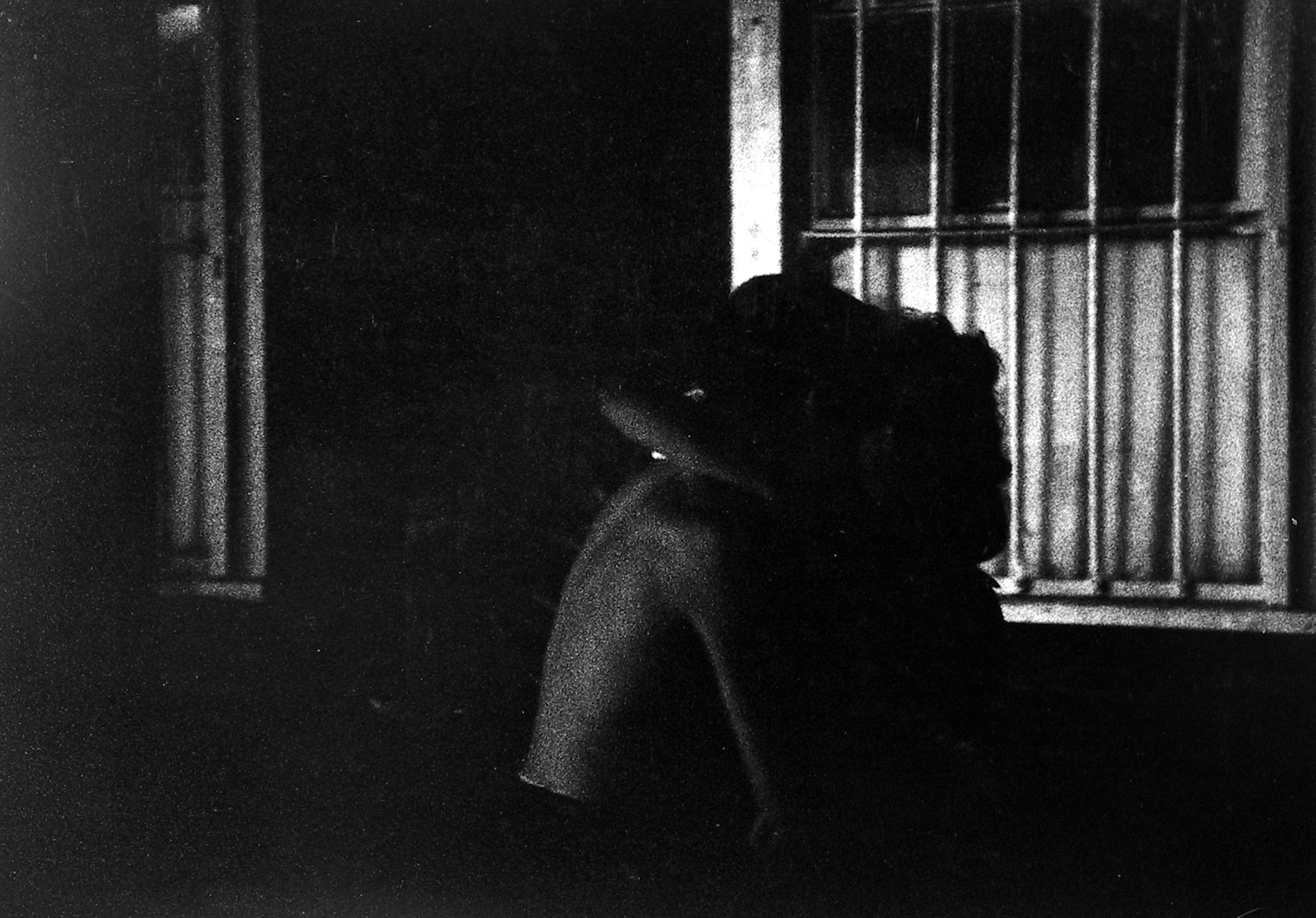 Bruce Davidson
Couple embracing in the dark, 1959
Gelatin silver print; printed c.1959
8 1/2 X 12 3/8 inches