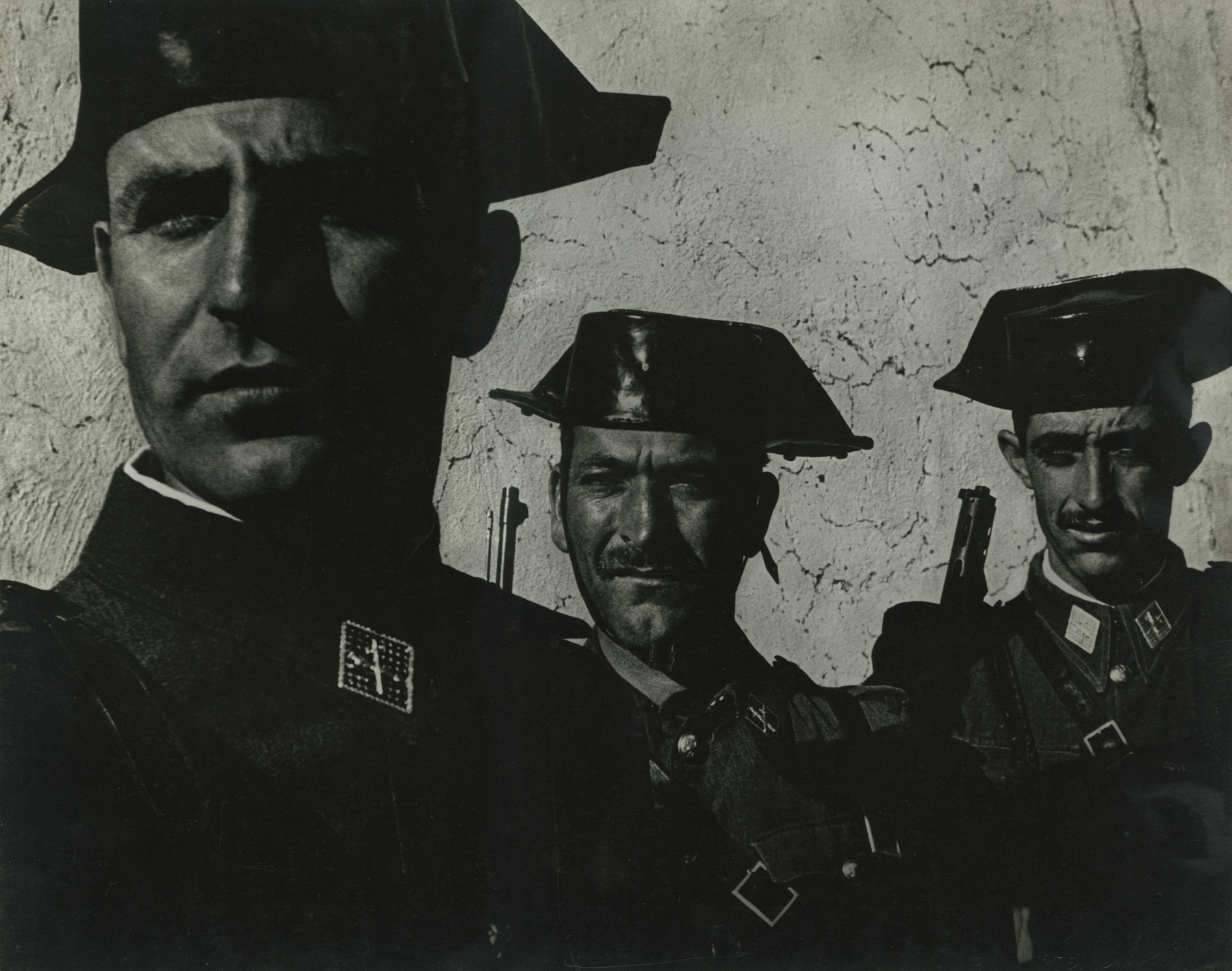 W. Eugene Smith  Guardia Civil, Spain, 1950 Gelatin silver print; printed c.1950 16 x 20 inches